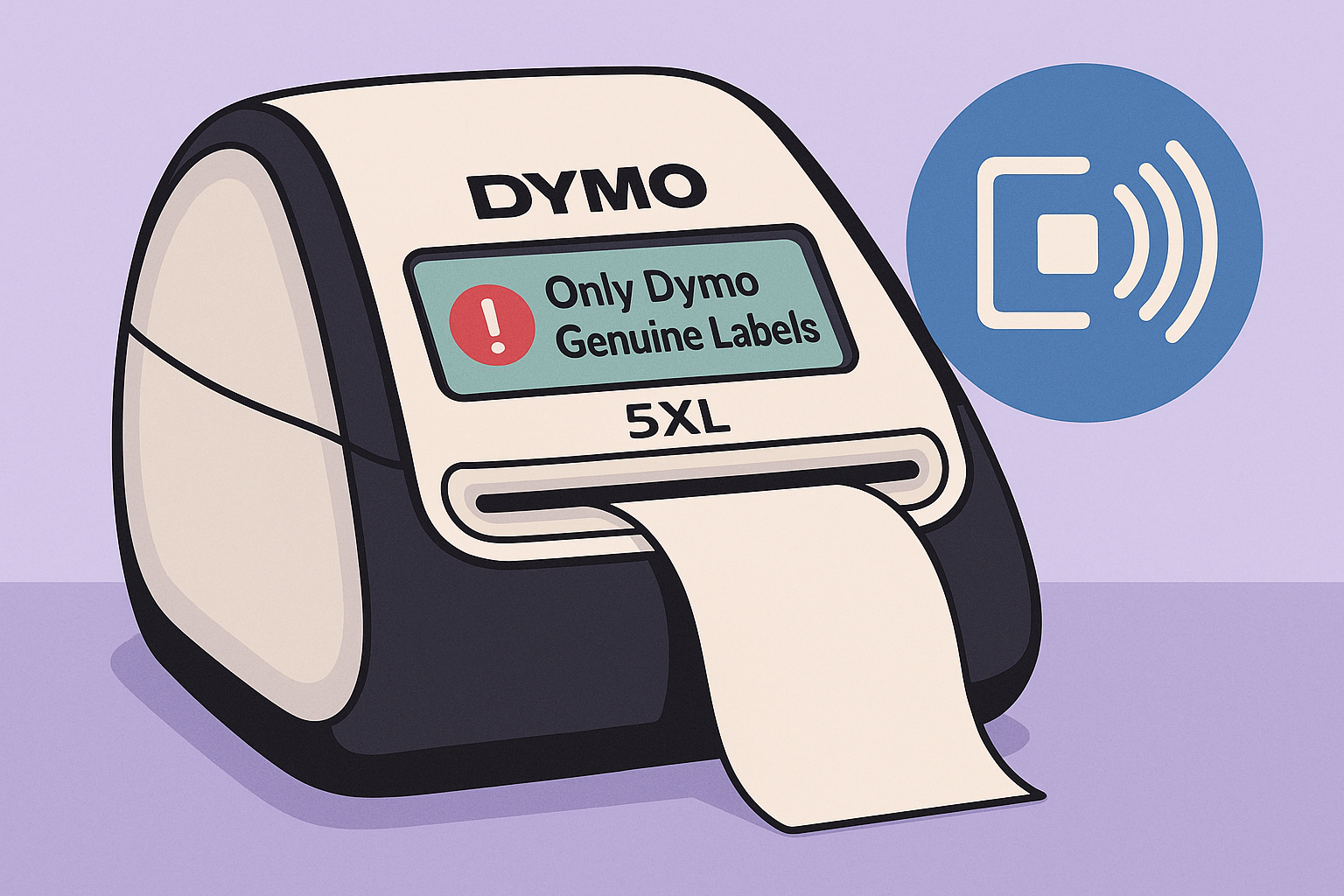 Erro Dymo 550 / 5XL 