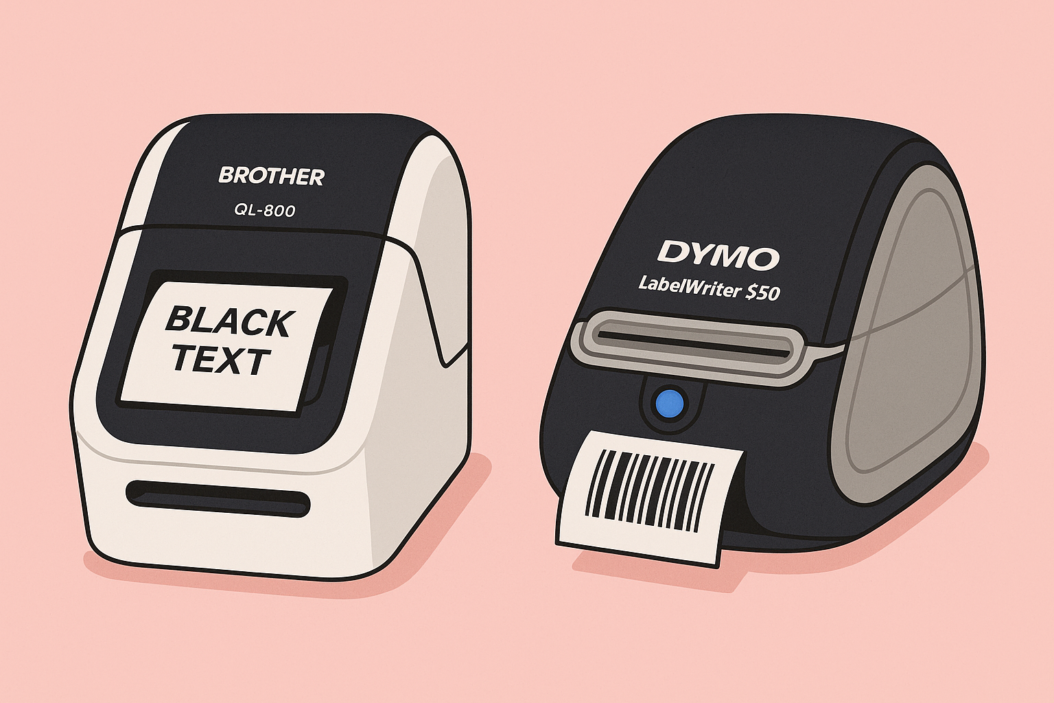 Brother QL-800 – a alternativa inteligente à Dymo LabelWriter 550