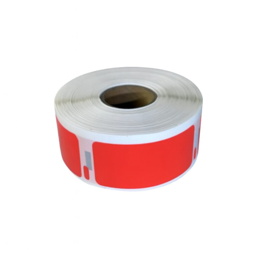 Dymo 11352 etiquetas compatíveis, vermelho, 25 x 54mm, 500 etiquetas