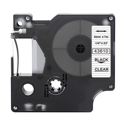 Dymo 43610 fita de rotulagem compatível