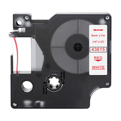 Dymo 43615 fita de rotulagem compatível
