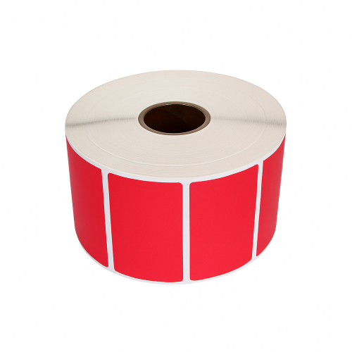 Etiquetas térmicas, 57 x 32mm,, vermelho, 1500 etiquetas
