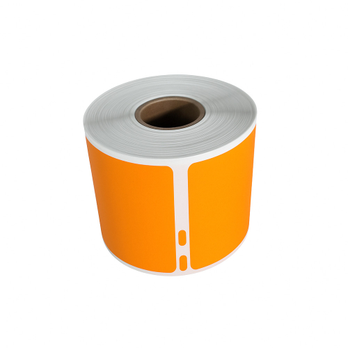 Dymo 99014 etiquetas compatíveis, laranja, 101 x 54mm, 220 etiquetas