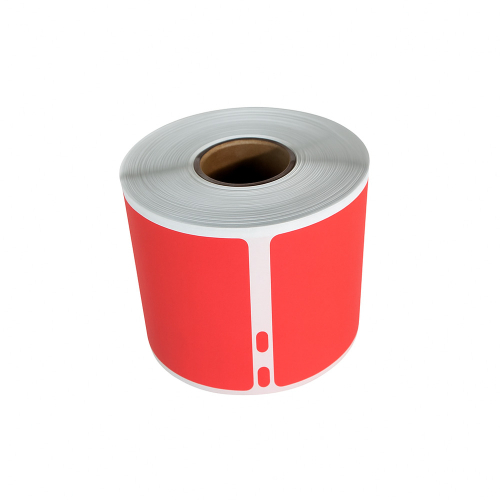 Dymo 99014 etiquetas compatíveis, vermelho, 101 x 54mm, 220 etiquetas
