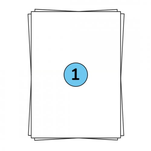 A4 folhas de etiquetas 210 x 297 mm, 100 etiquetas