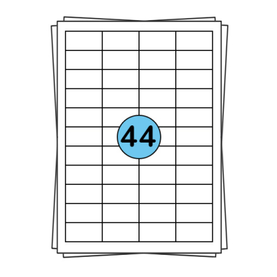 Folhas de etiquetas A4
