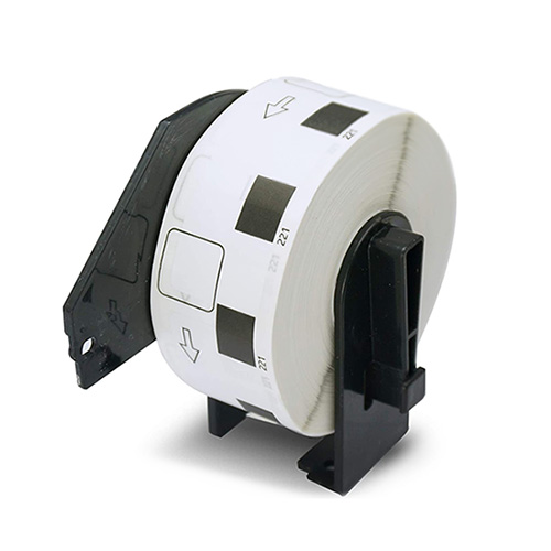 Brother DK-11221 etiquetas compatíveis, 23 x 23mm, 1000 etiquetas