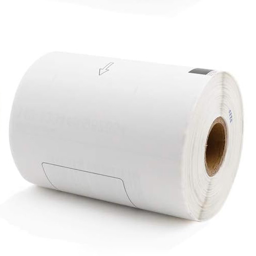 Brother DK-11241 etiquetas compatíveis sem suporte, 102 x 152mm, 200 etiquetas