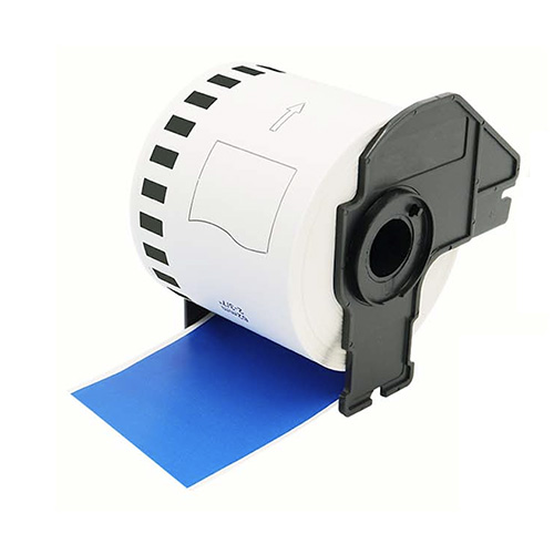 Brother DK-22205 etiquetas compatíveis, azul, 62mm x 30,48m