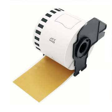 Brother DK-22205 etiquetas compatíveis, dourado