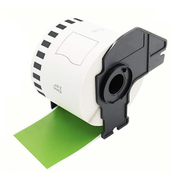 Brother DK-22205 etiquetas compatíveis, verde