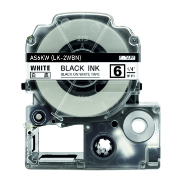 Epson LK-2WBN fita de rotulagem compatível