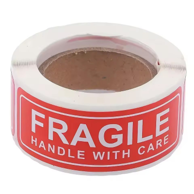 Etiquetas de aviso Fragile