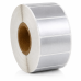 Zebra etiquetas compatíveis, prateado, 51 x 25mm, plástico, 2580 etiquetas, transferência térmica